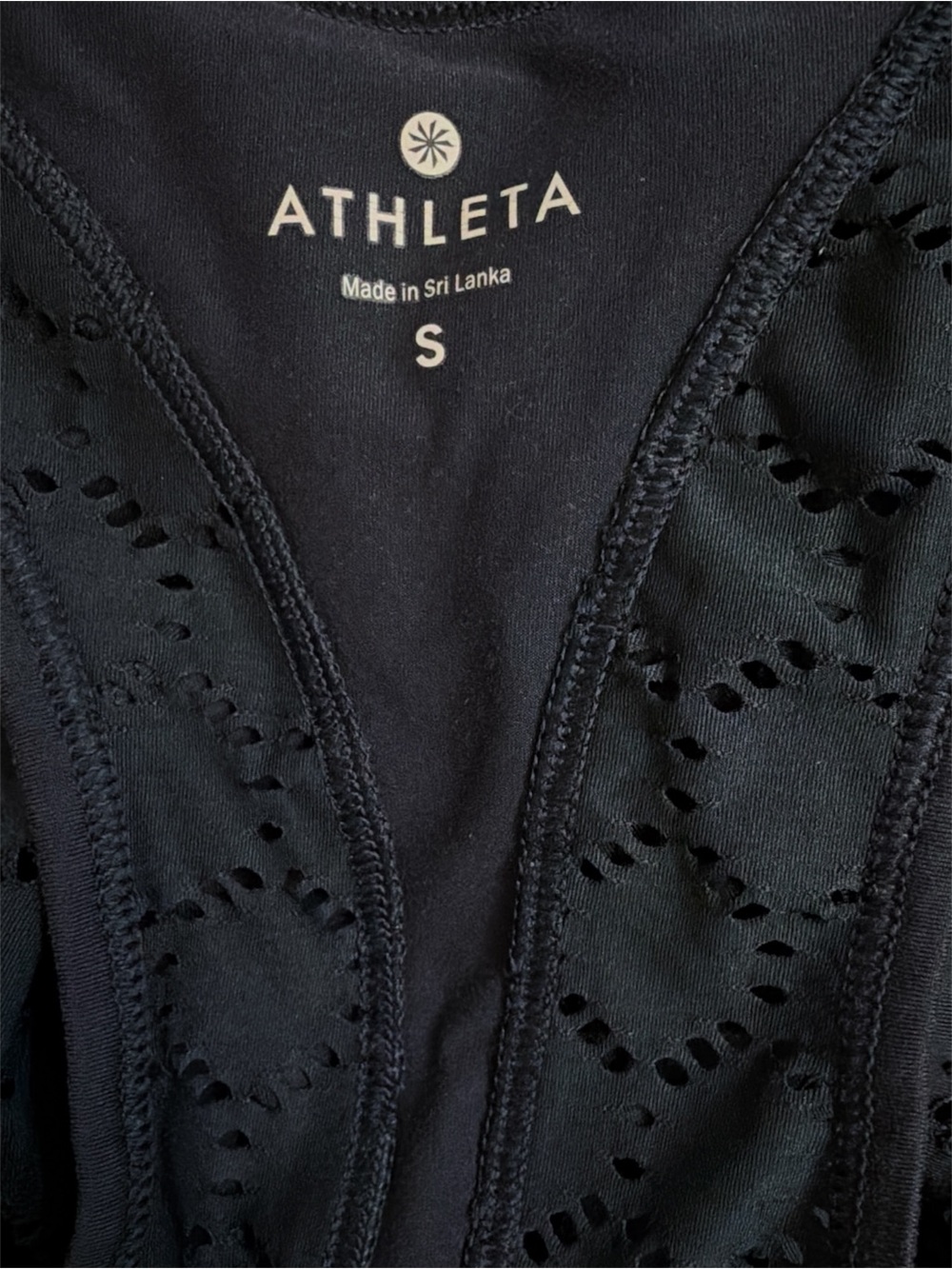 Athleta Laser-Cut Racerback Tank- Small - Picture 2 of 6
